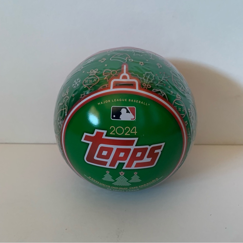 NWT. TOPPS 2024 Holiday Tin Baseball Cards - Picture 2 of 7